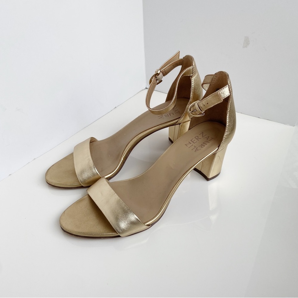 Naturalizer Vera Gold Strappy Comfort Sandal